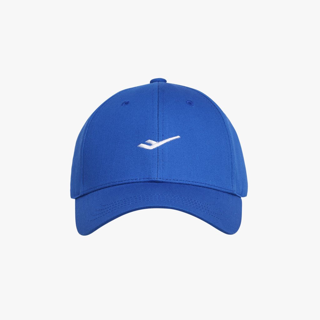 PERFORMANCE ESSENTIAL BALL CAP 中性 百搭運動帽-藍色(棒球帽/LOGO/吸濕排汗)