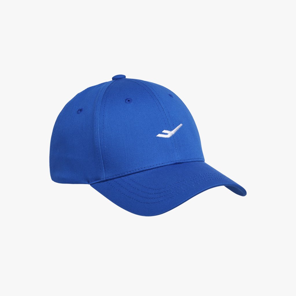 PERFORMANCE ESSENTIAL BALL CAP 中性 百搭運動帽-藍色(棒球帽/LOGO/吸濕排汗)