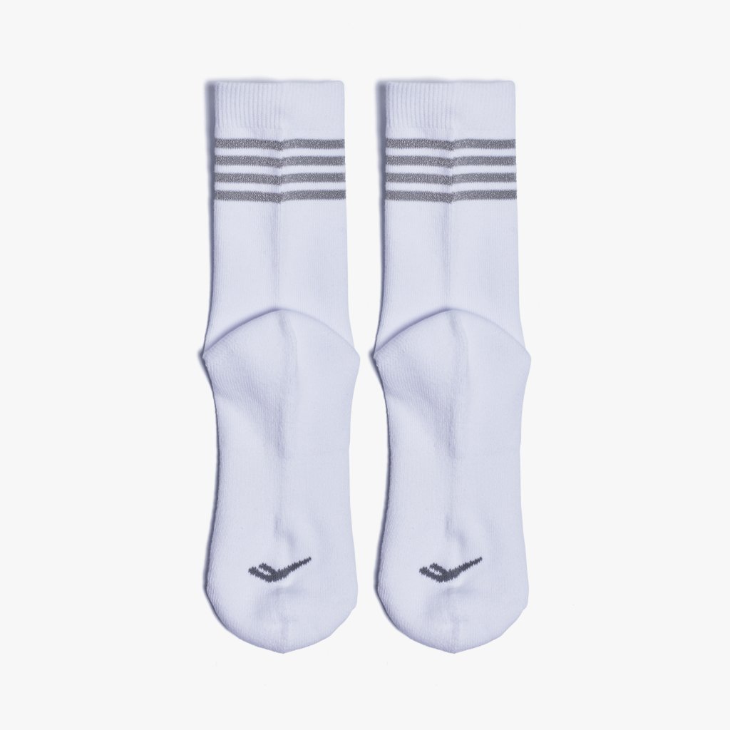 PERFORMANCE RUNNING REFLECTIVE CREW SOCKS 中性 中長襪