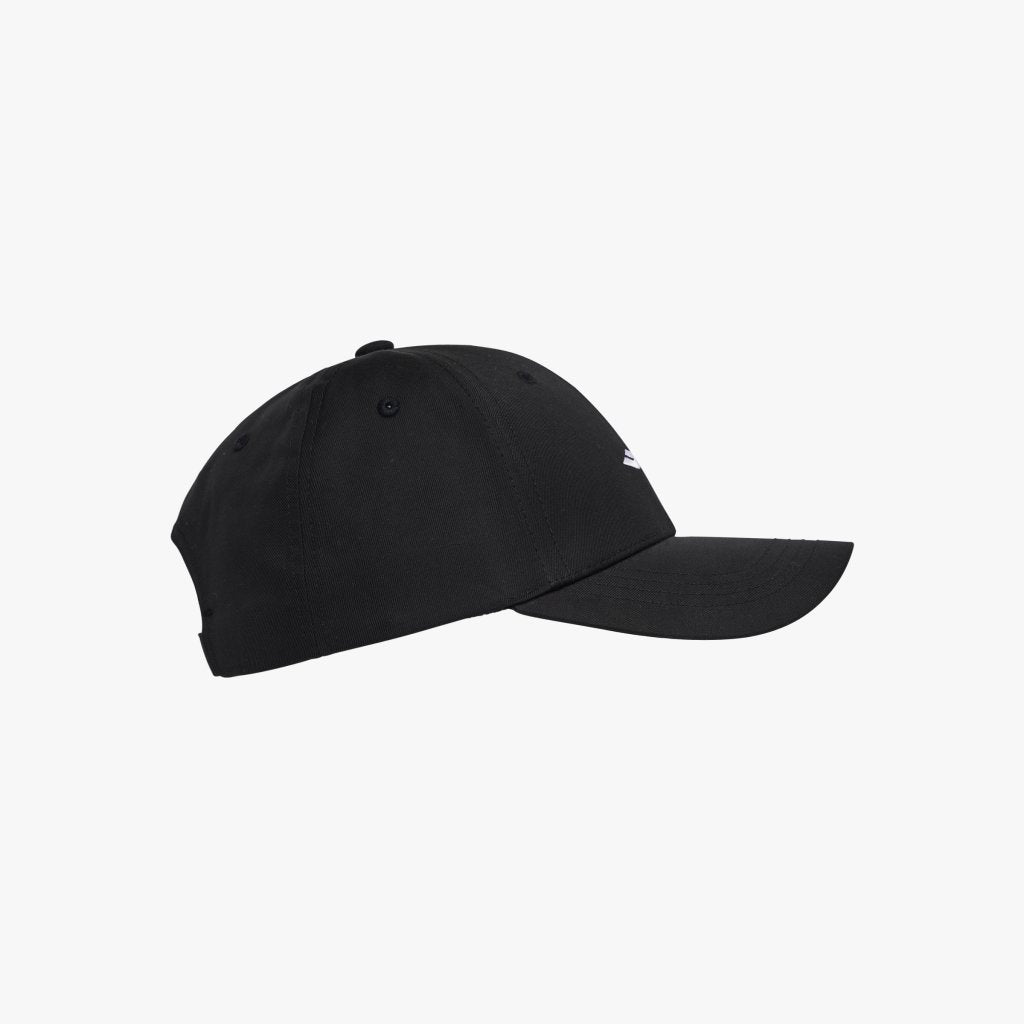 PERFORMANCE ESSENTIAL BALL CAP 中性 百搭運動帽-黑色(棒球帽/LOGO/吸濕排汗)