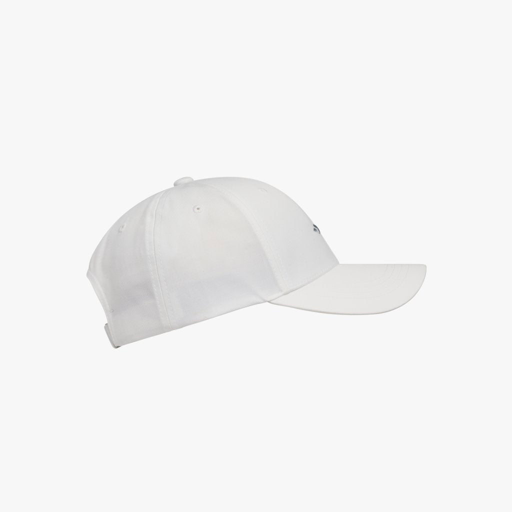 PERFORMANCE ESSENTIAL BALL CAP 中性 百搭運動帽-白色(棒球帽/LOGO/吸濕排汗)