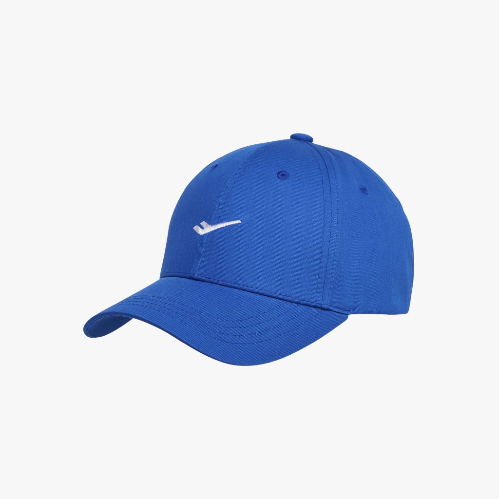 PERFORMANCE ESSENTIAL BALL CAP 中性 百搭運動帽-藍色(棒球帽/LOGO/吸濕排汗)